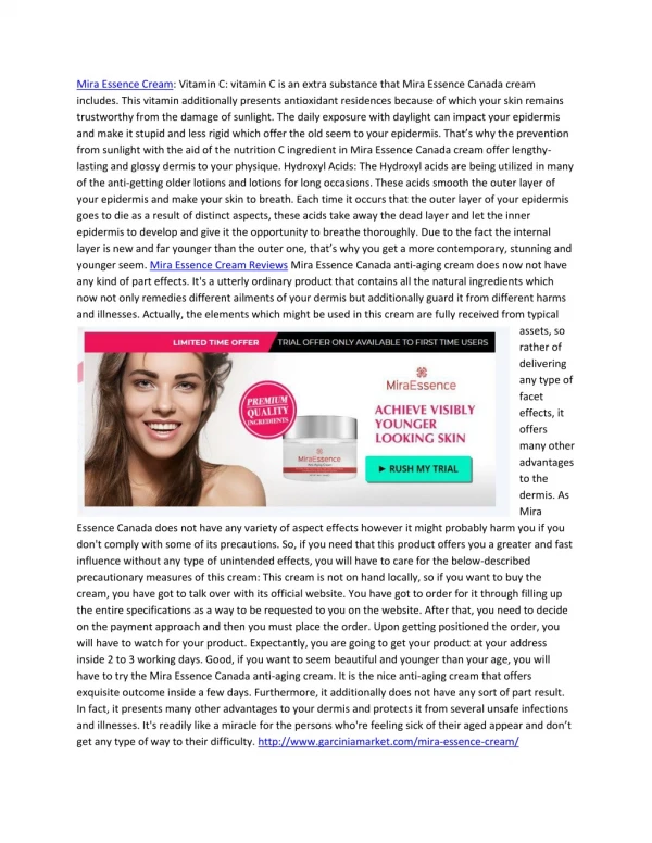 Mira Essence Cream Exclusive Fairness Results 2019