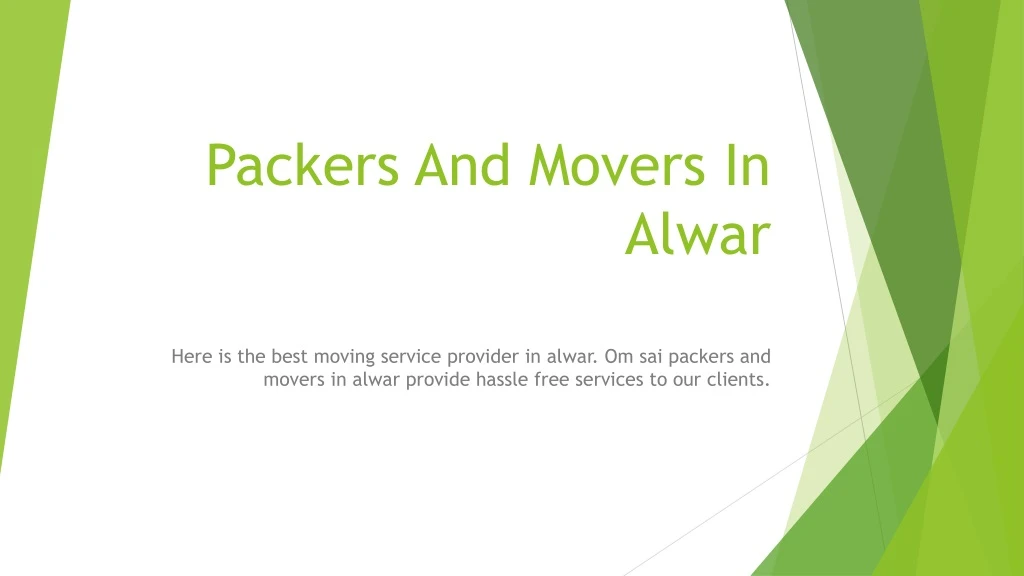 packers and movers in alwar