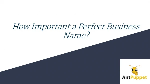 How important a perfect business name | Digital Marketing Company in Kochi