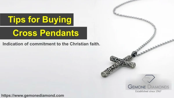 Tips for Buying Cross Pendant
