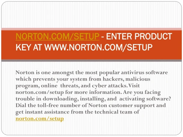 norton com setup enter product key at www norton com setup