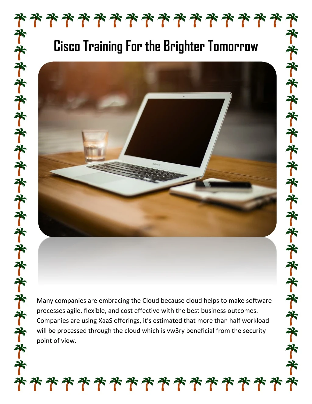 cisco training for the brighter tomorrow
