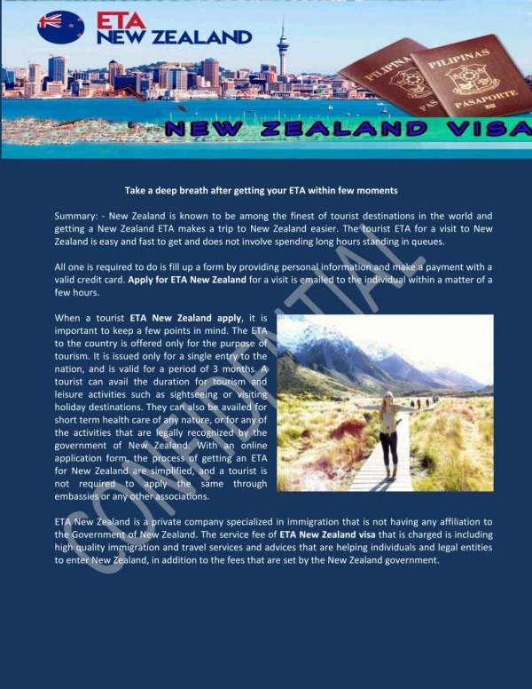 ETA New Zealand apply