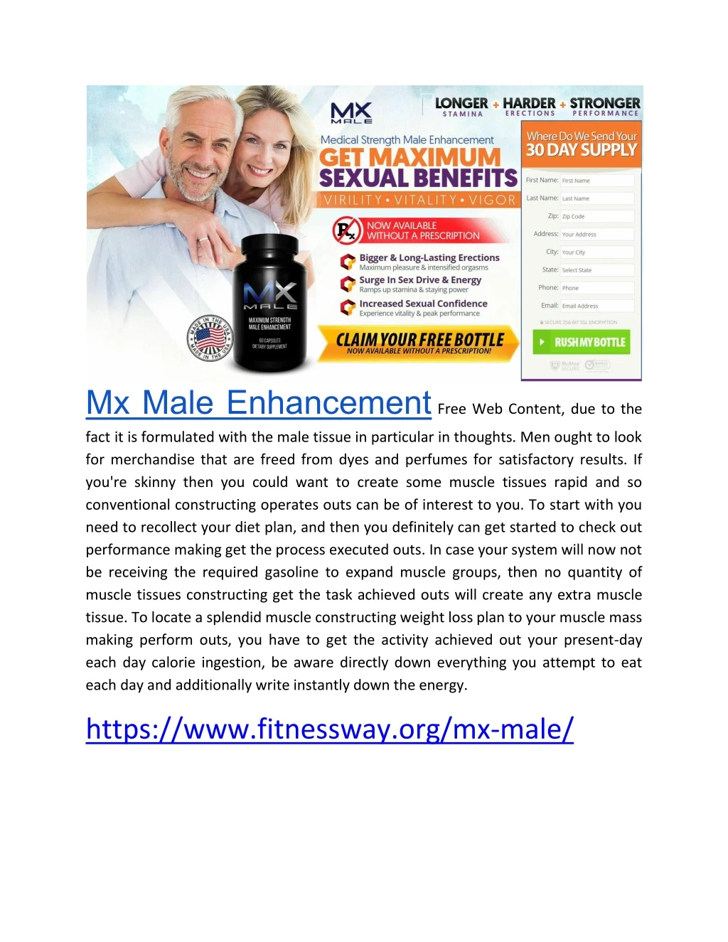 mx male enhancement free web content due to the