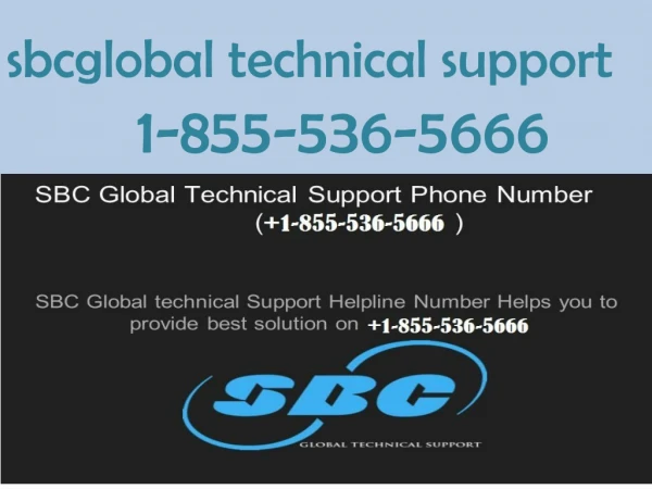 SBCGlobal Email Customer Support 1-855-536-5666 Number