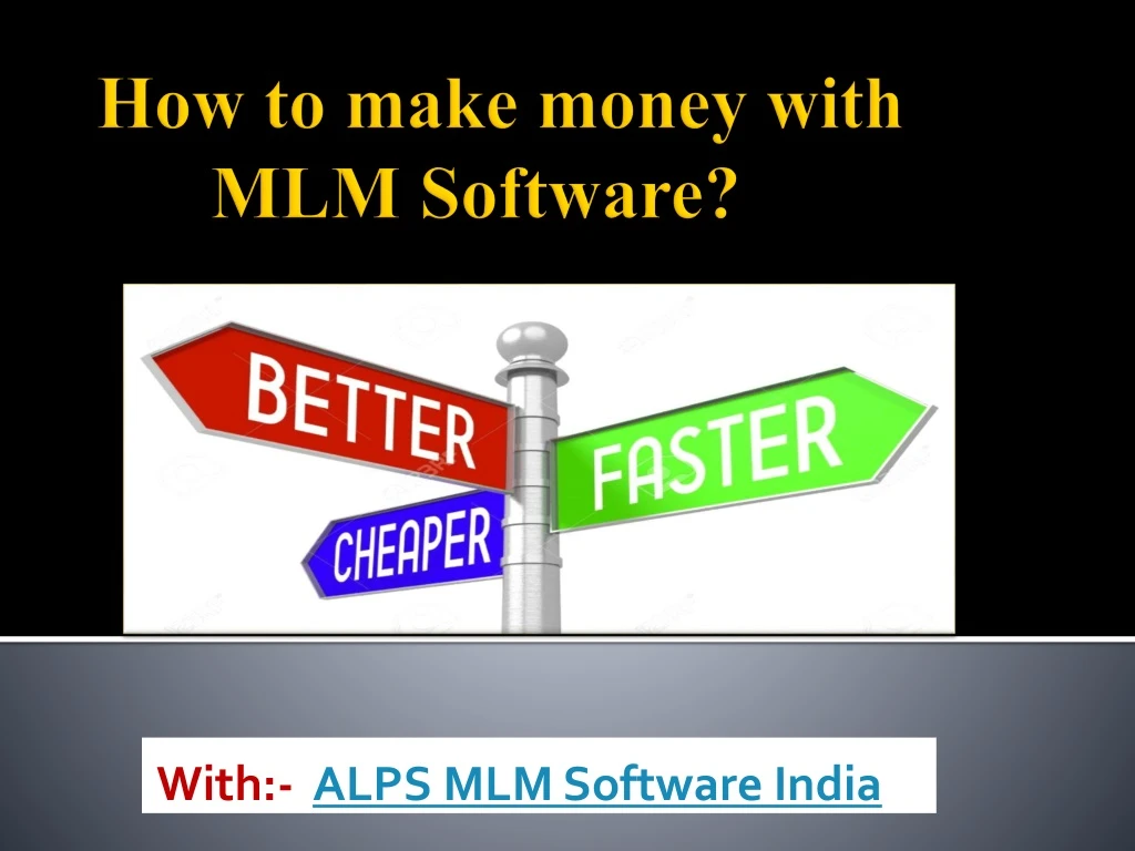 with alps mlm software india