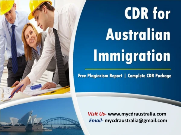 CDR for Australian Immigration | MyCDRAustralia.Com