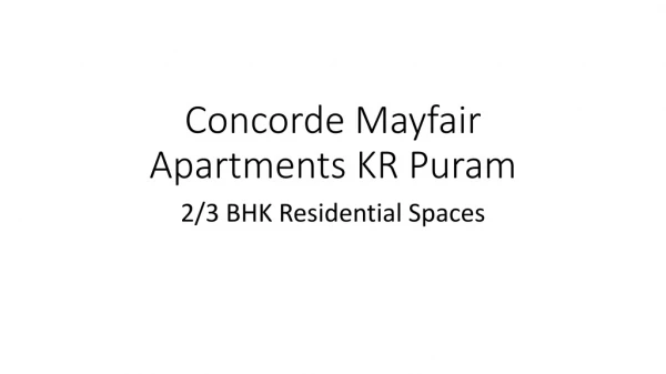 Concorde Mayfair Apartments