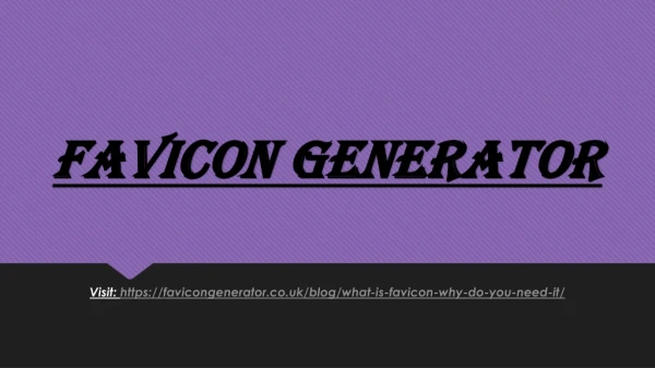 Favicon generator