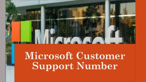 Microsoft customer support number | 1-877-701-2611