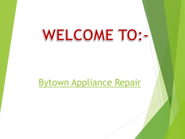 Best Refrigerator Stoves Ovens Repair in Byward Market