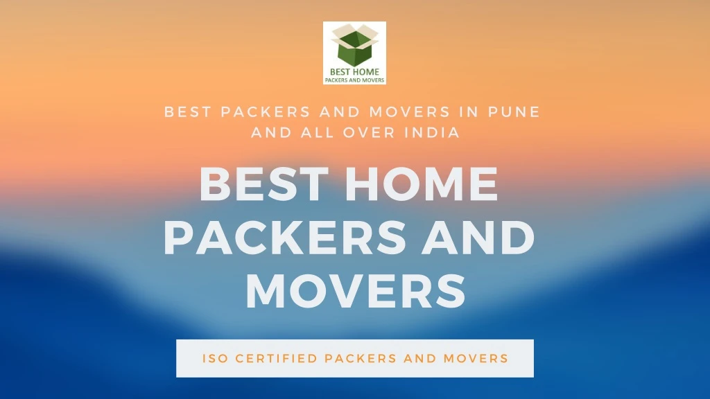 best pack ers and movers in pune