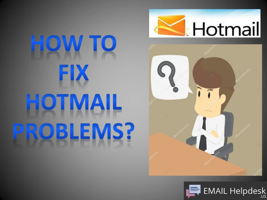 how to fix hotmail problems