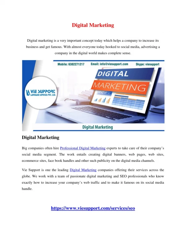 Digital Marketing