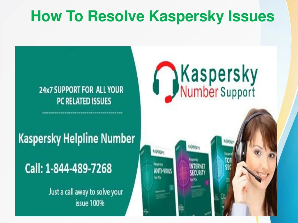 how to resolve kaspersky issues