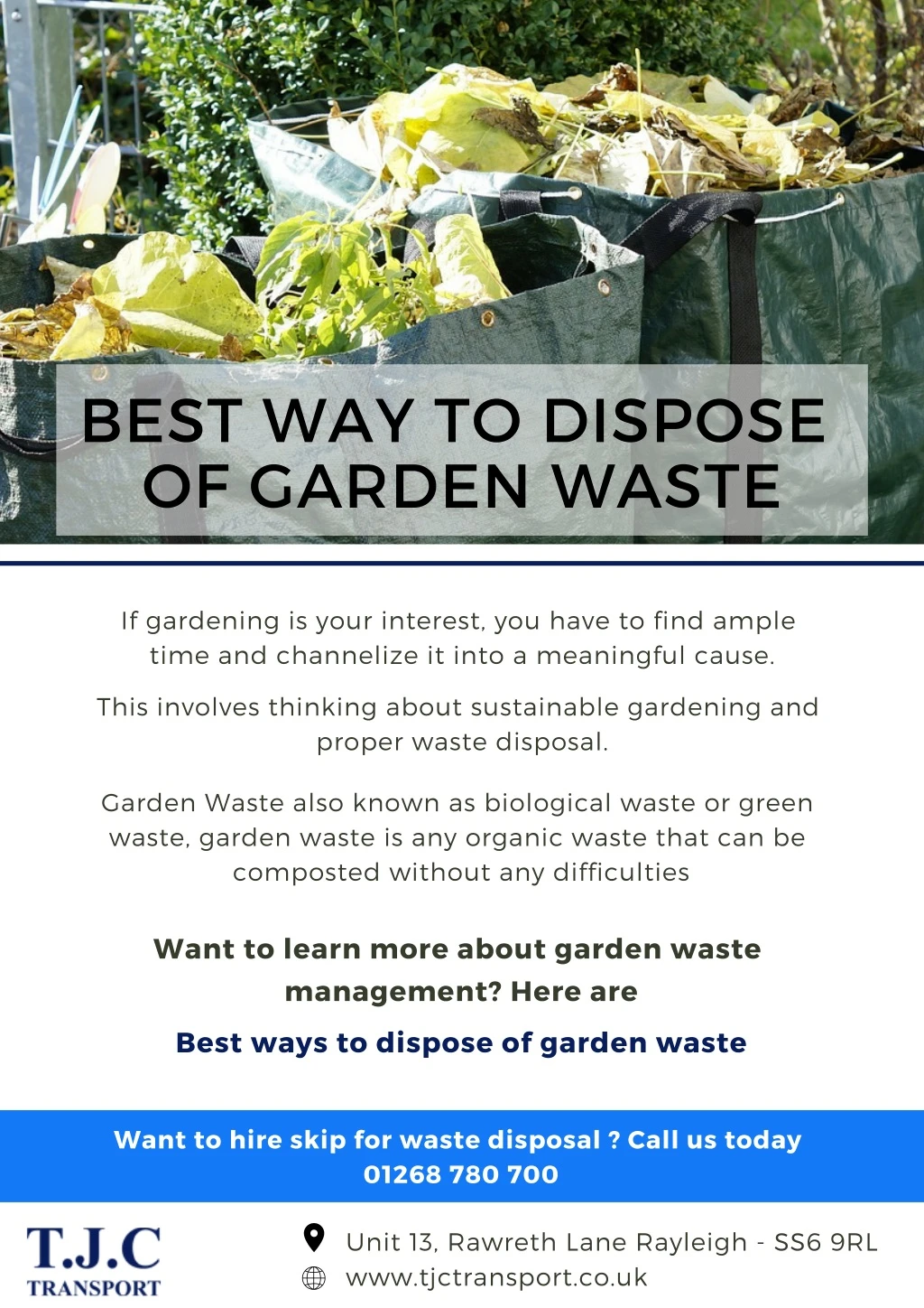 best way to dispose of garden waste