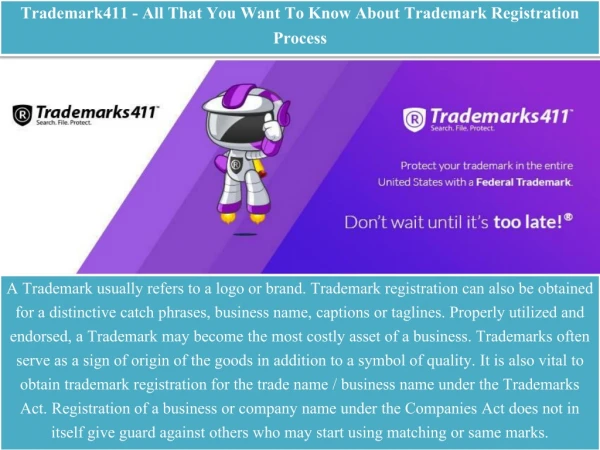 Trademark411 - All That You Want To Know About Trademark Registration Process