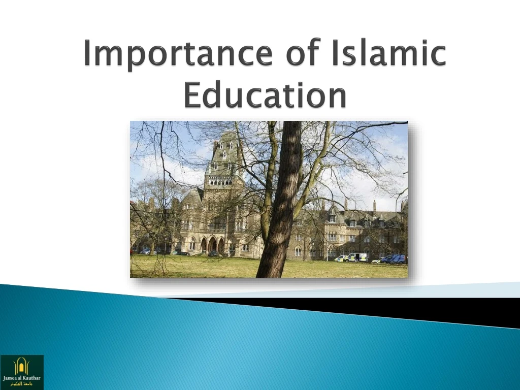 importance of islamic education
