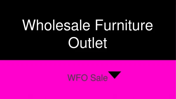 wholesale furniture outlet