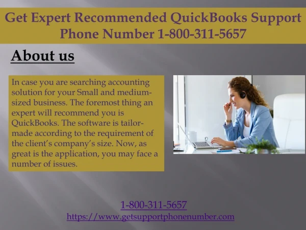 Make an Immediate call at QuickBooks Support Phone Number 1-800-311-5657