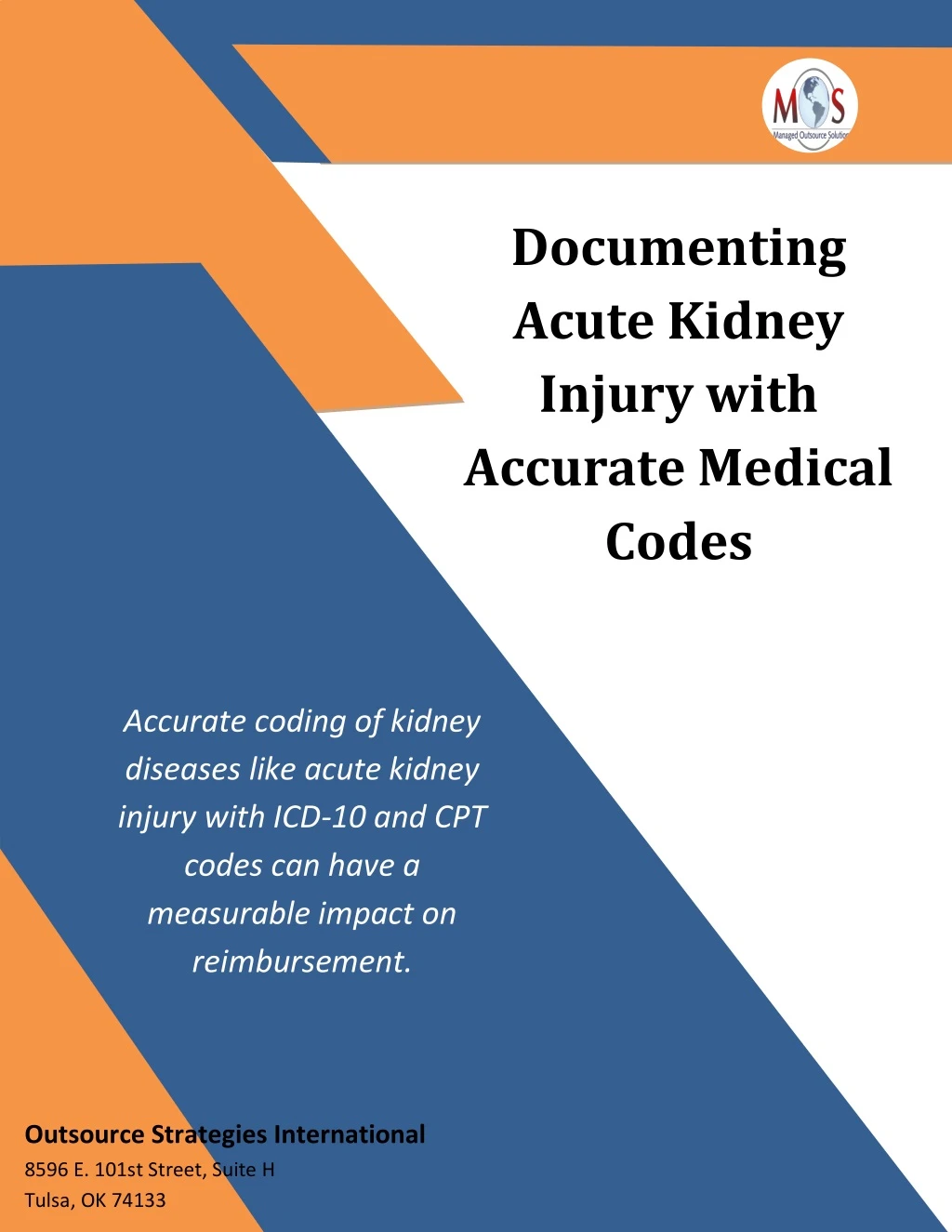 documenting acute kidney injury with accurate
