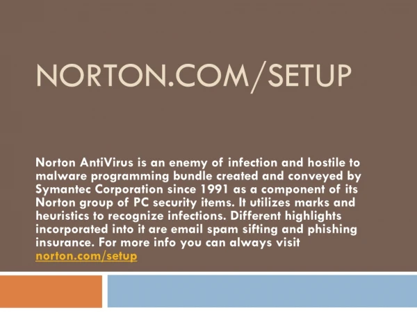 norton com setup