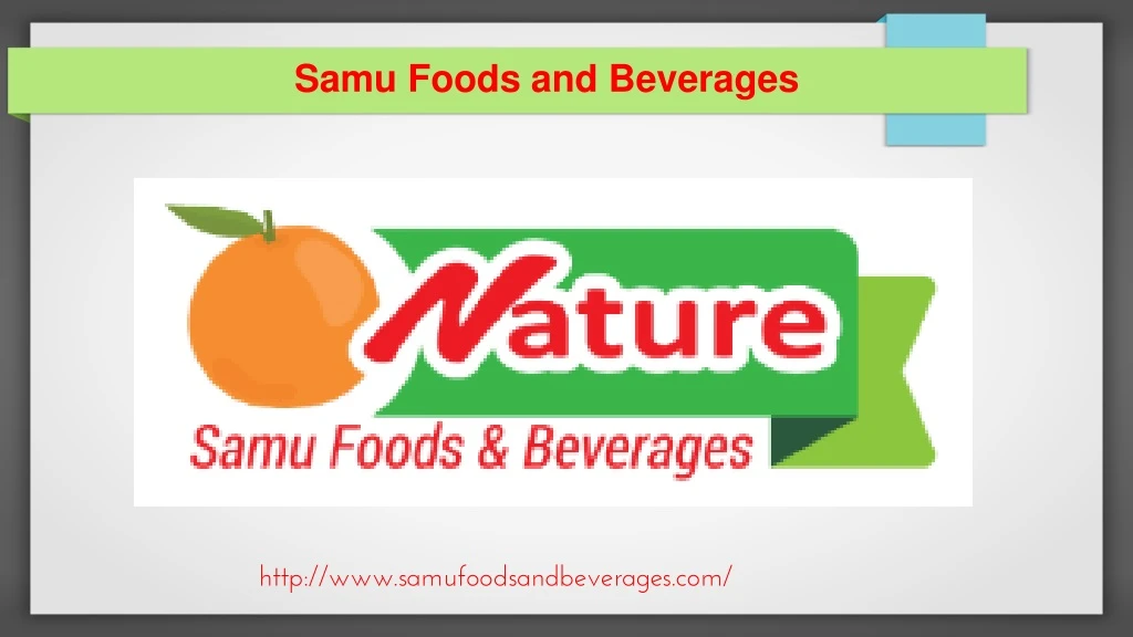 samu foods and beverages