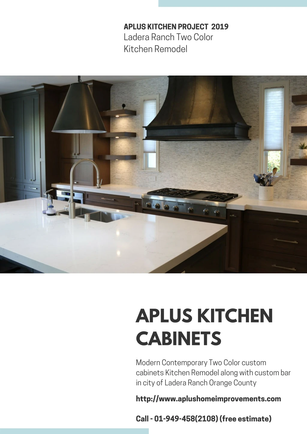 aplus kitchen project 2019 ladera ranch two color
