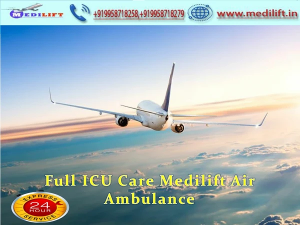 Pick Very Low-Cost Air Ambulance Services in Delhi