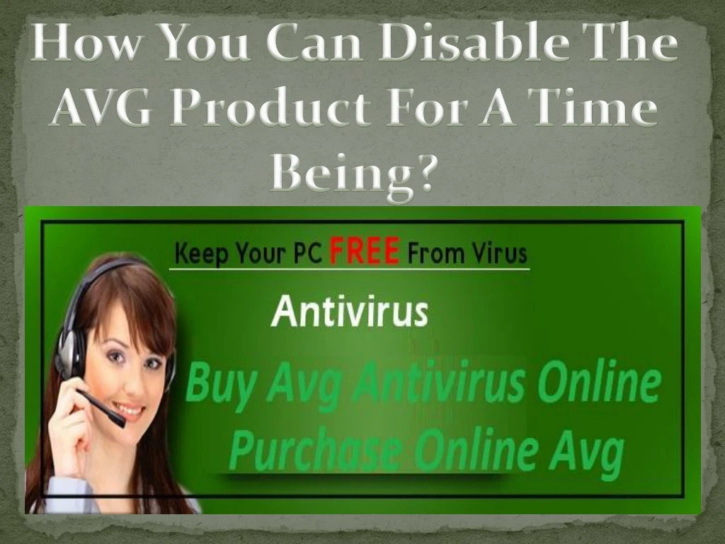 how you can disable the avg product for a time
