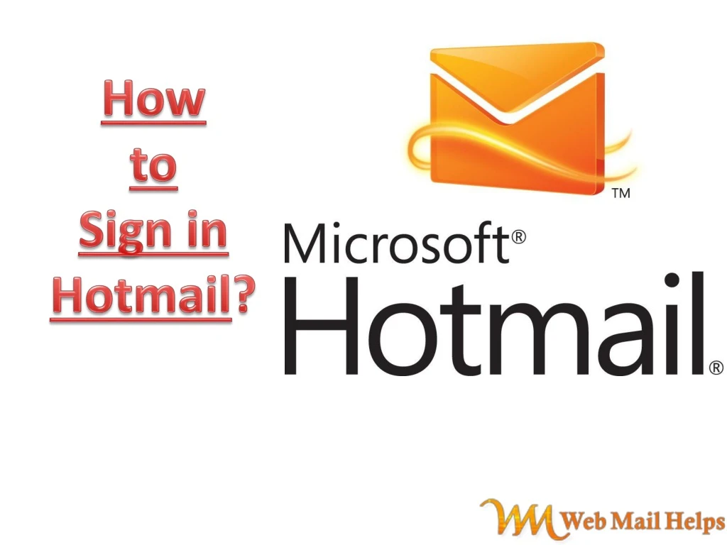 how to sign in hotmail
