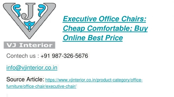 Executive Office Chairs: Cheap Comfortable; Buy Online Best Price