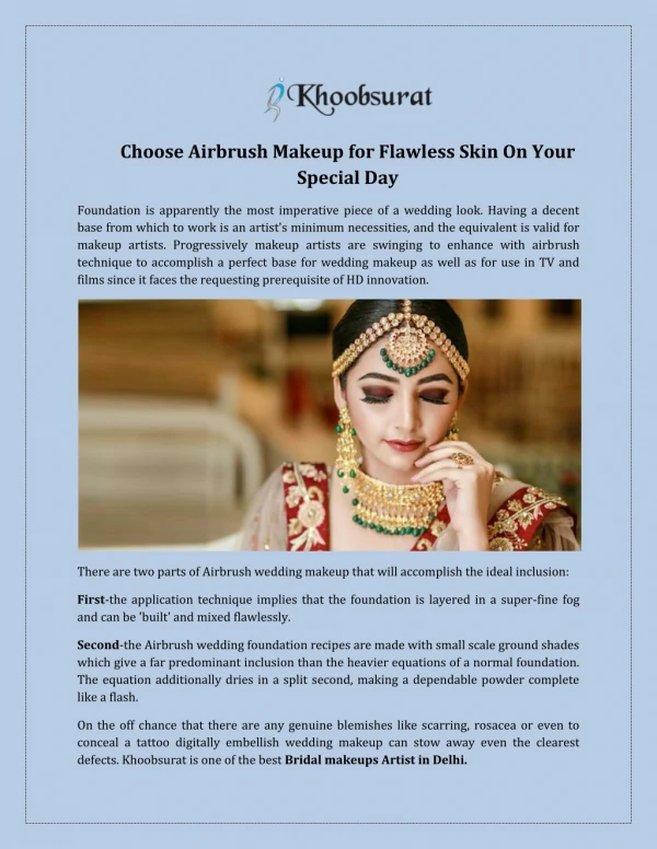 Best Bridal Makeup Artist in Delhi