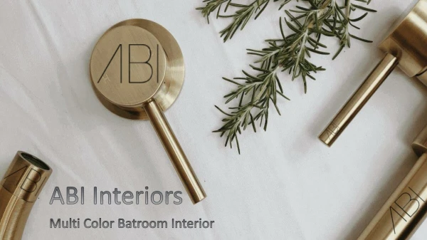 ABI Interiors | Multi Color Bathroom Interiors