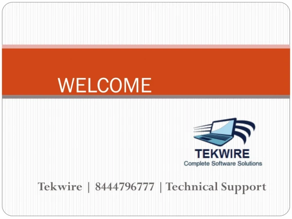 Tekwire | 8444796777 | Technical Support