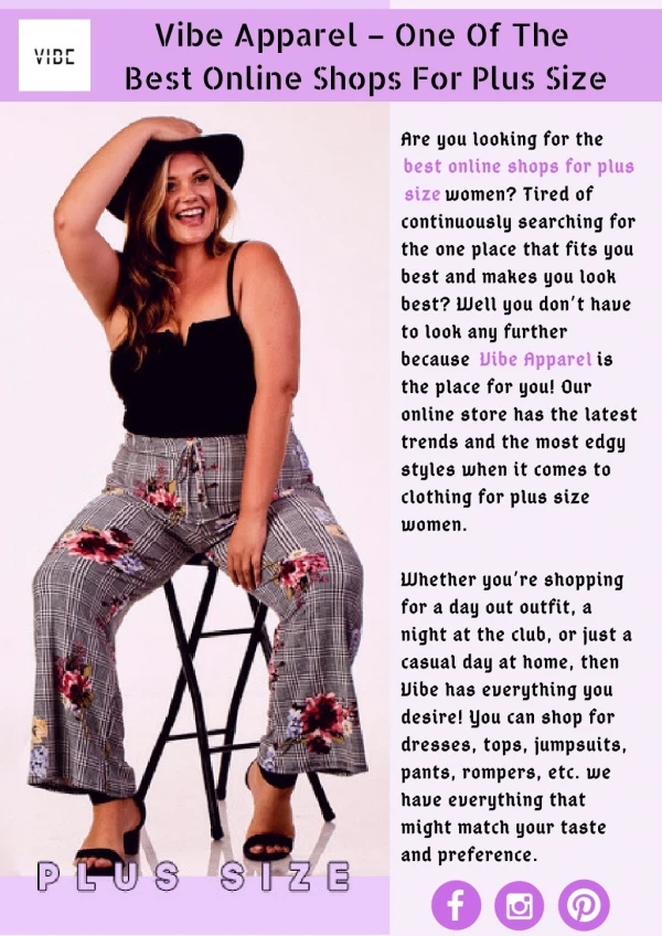Vibe Apparel – One Of The Best Online Shops For Plus Size