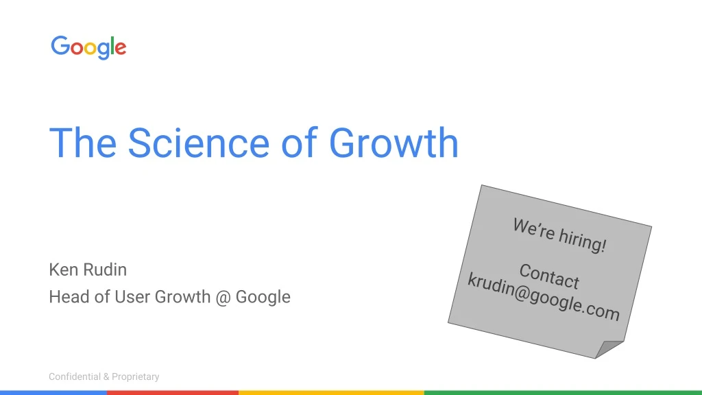 the science of growth