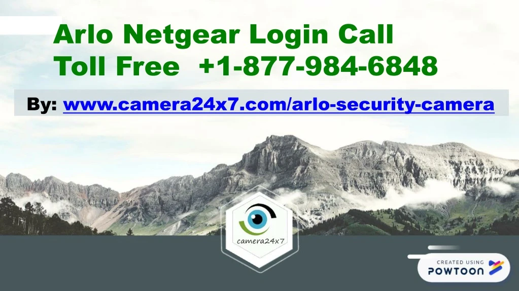 arlo netgear login call toll free 1 877 984 6848