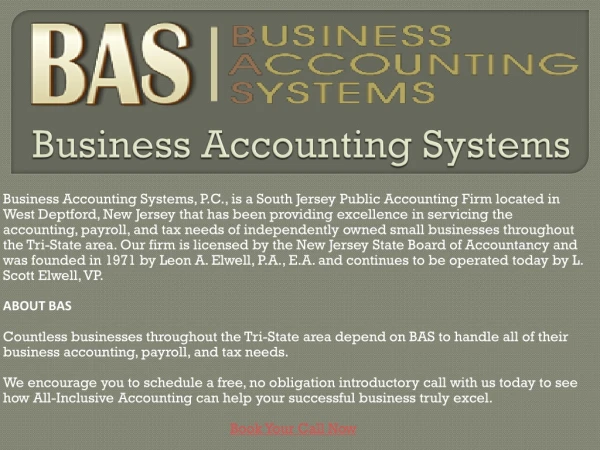Business Accounting Systems