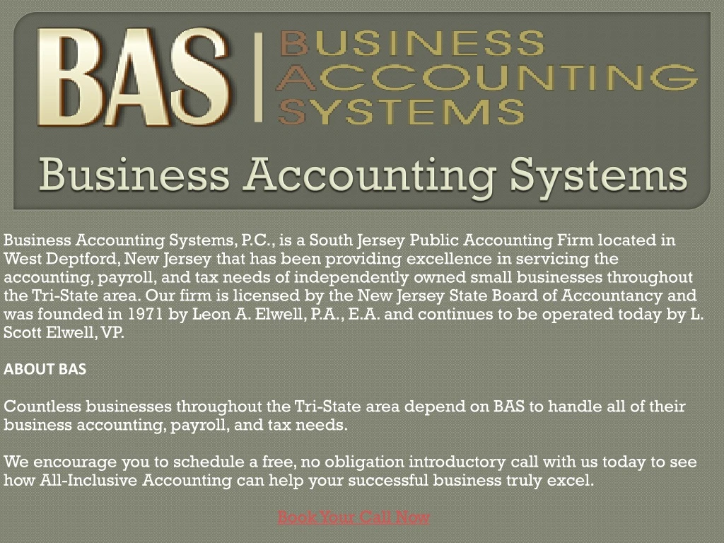 business accounting systems p c is a south jersey