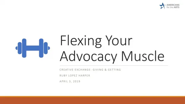 Flexing Your Advocacy Muscle