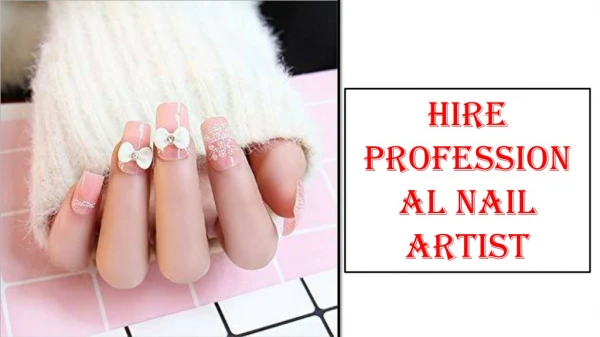 Hire professional nail artist | folioartist