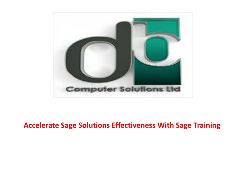 accelerate sage solutions effectiveness with sage training