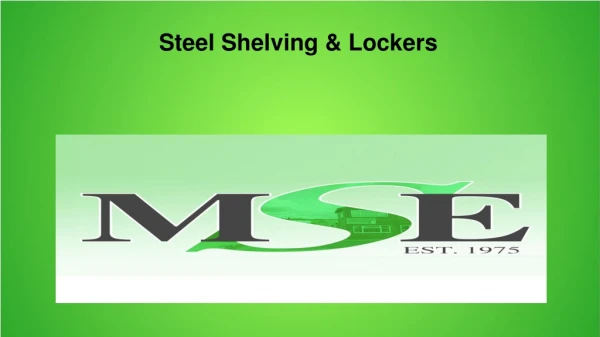 Steel Shelving & Lockers
