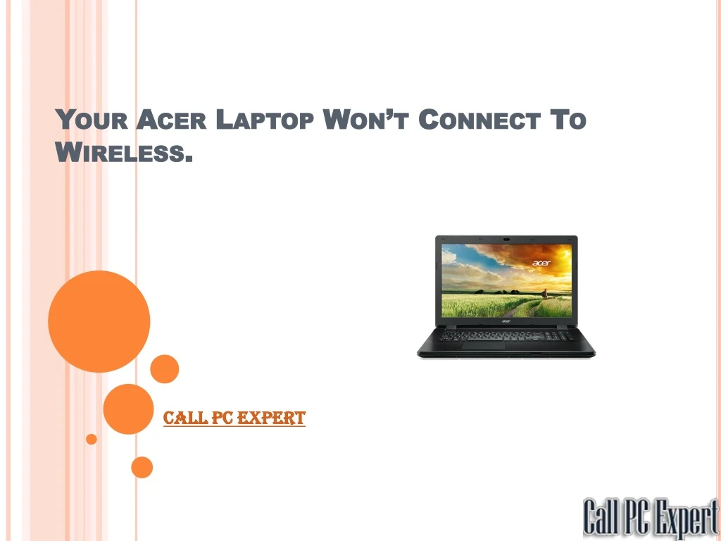 your acer laptop won t connect to wireless