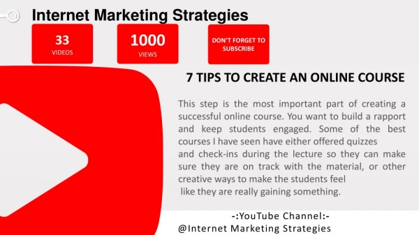 Get the Best Learning from Internet Marketing Strategies