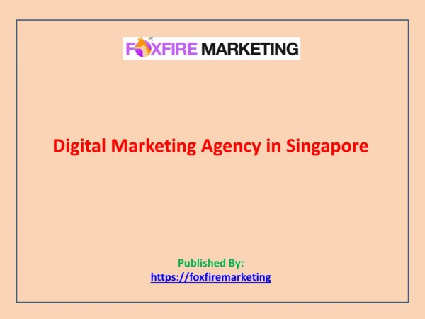 Digital Marketing Agency in Singapore