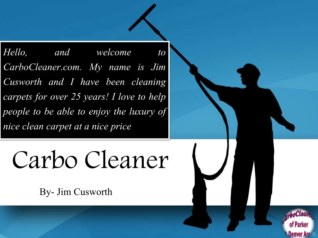 hello and welcome to carbocleaner com my name