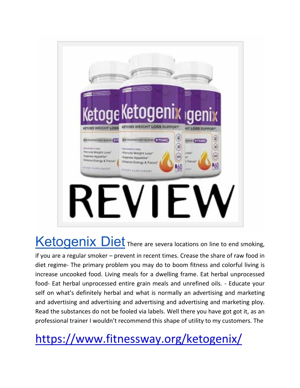 ketogenix diet there are severa locations on line