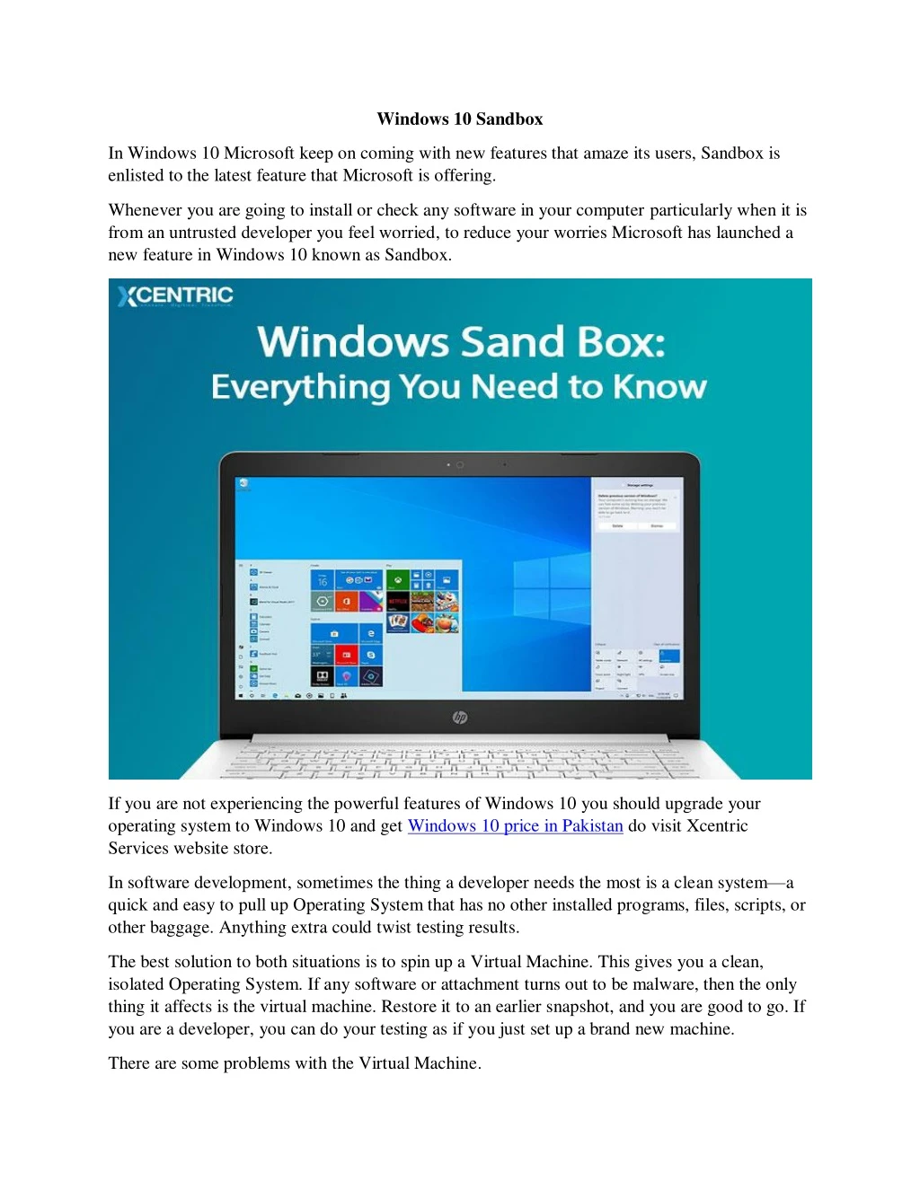 windows 10 sandbox